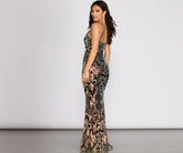 Joy Iridescent Sequin Mermaid Dress